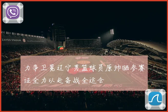 力争卫冕辽宁男篮球员原帅晒参赛证全力以赴备战全运会
