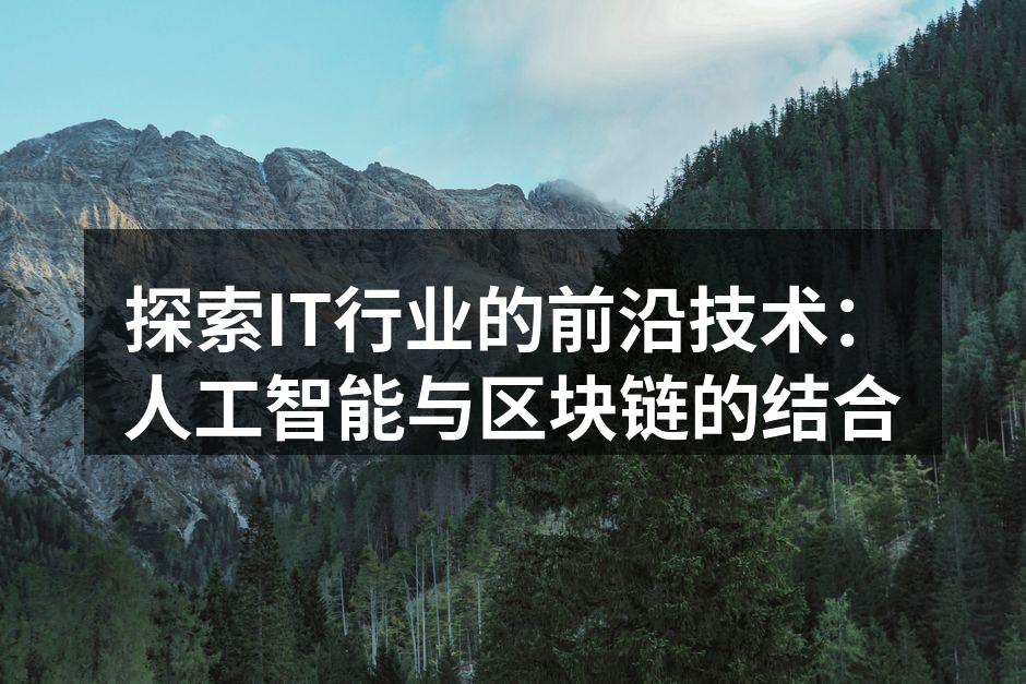 探索IT行业的前沿技术：人工智能与区块链